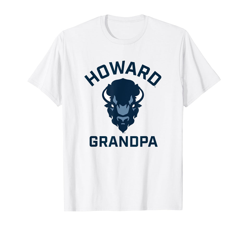 Howard University Bison Arched Grandpa T-Shirt - Minimalist Print Men Women - T-Shirt, Sweatshirt, Hoodie