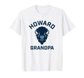 Howard University Bison Arched Grandpa T-Shirt - Minimalist Print Men Women - T-Shirt, Sweatshirt, Hoodie