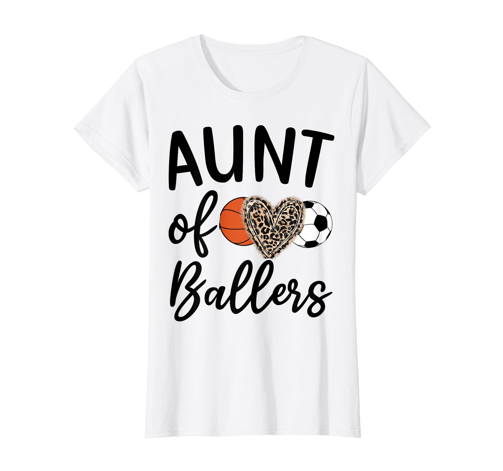 Aunt Ballers Aunt Both T-Shirt - Novelty Apparel Unisex - T-Shirt, Sweatshirt, Hoodie