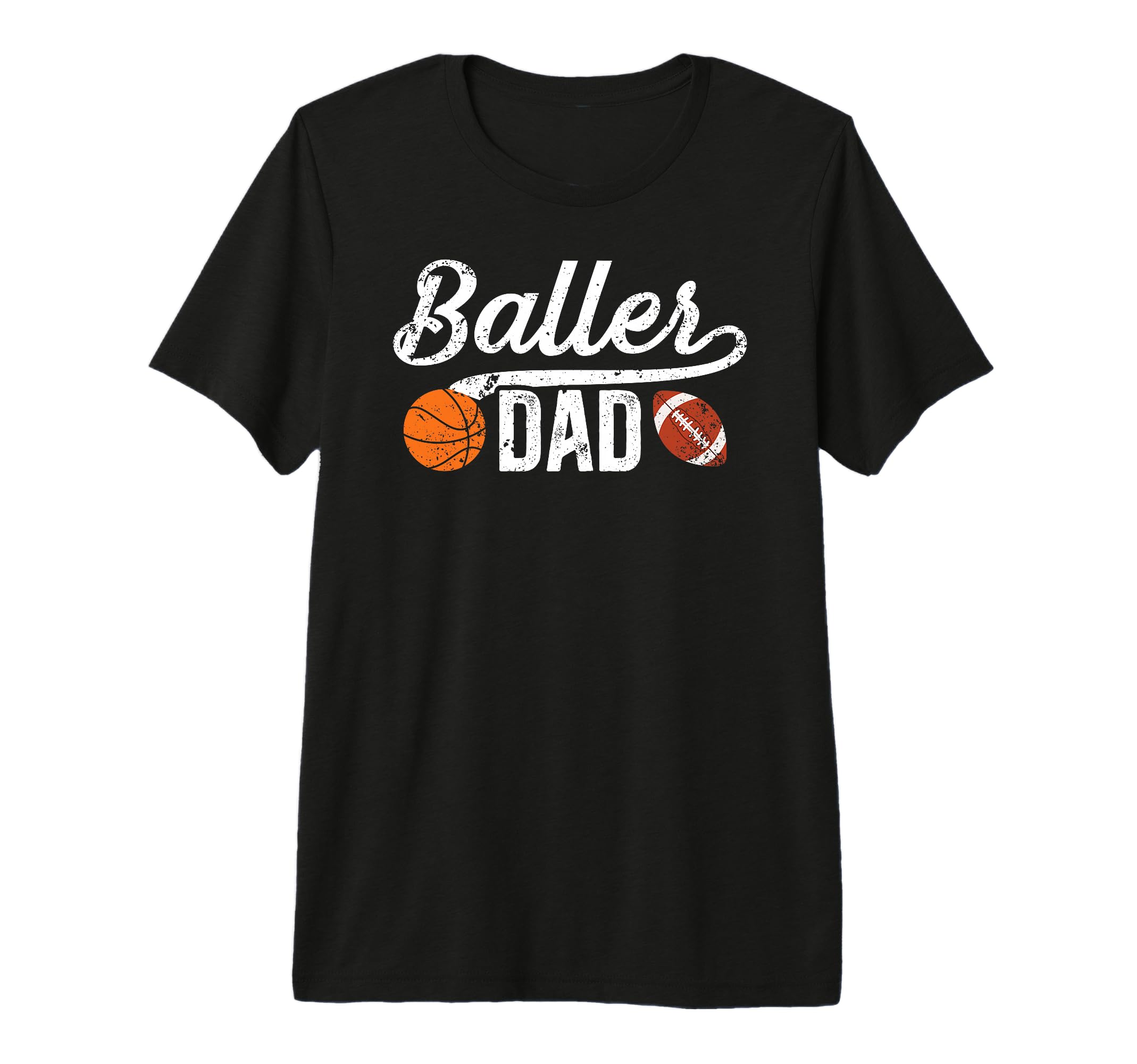 Mens Baller Dad Proud Football T-Shirt - Fun Novelty Design Unisex - T-Shirt, Sweatshirt, Hoodie