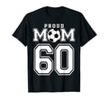 Number 60 Custom Proud Soccer Futbol T-Shirt - Aesthetic Graphic Men Women - T-Shirt, Sweatshirt, Hoodie