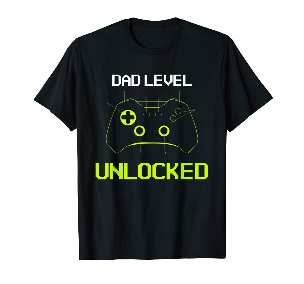 Dad Level Unlocked New Dad Father T-Shirt - Fun Novelty Design Men Women - T-Shirt, Sweatshirt, Hoodie