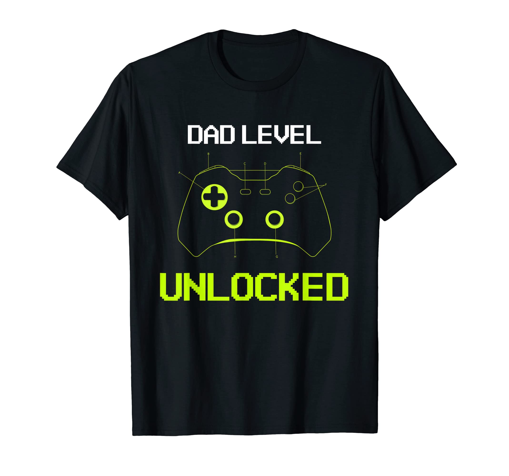 Dad Level Unlocked New Dad Father T-Shirt - Fun Novelty Design Men Women - T-Shirt, Sweatshirt, Hoodie
