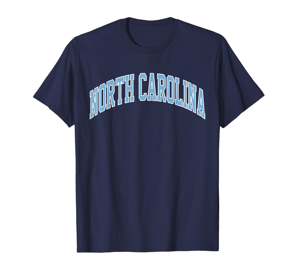 North Carolina Blue Souvenir Simple North T-Shirt - Novelty Apparel Unisex - T-Shirt, Sweatshirt, Hoodie
