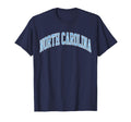 North Carolina Blue Souvenir Simple North T-Shirt - Novelty Apparel Unisex - T-Shirt, Sweatshirt, Hoodie