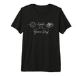 Game Day Soccer Mom Ball Bow Cleats T-Shirt - Minimalist Print Unisex - T-Shirt, Sweatshirt, Hoodie