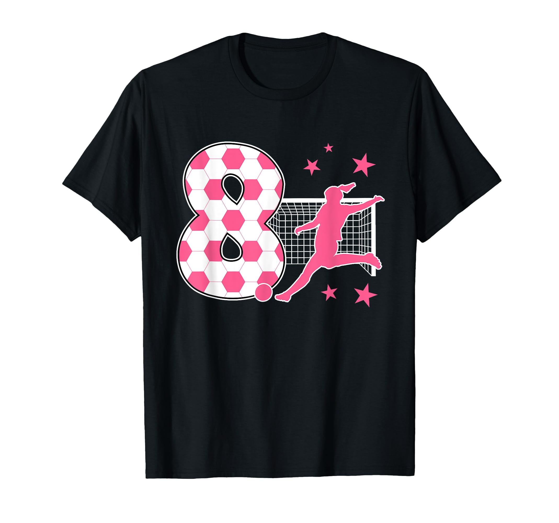 8 Year Old Birthday Soccer Lover 8Th T-Shirt - Custom Art Print Men Women - T-Shirt, Sweatshirt, Hoodie