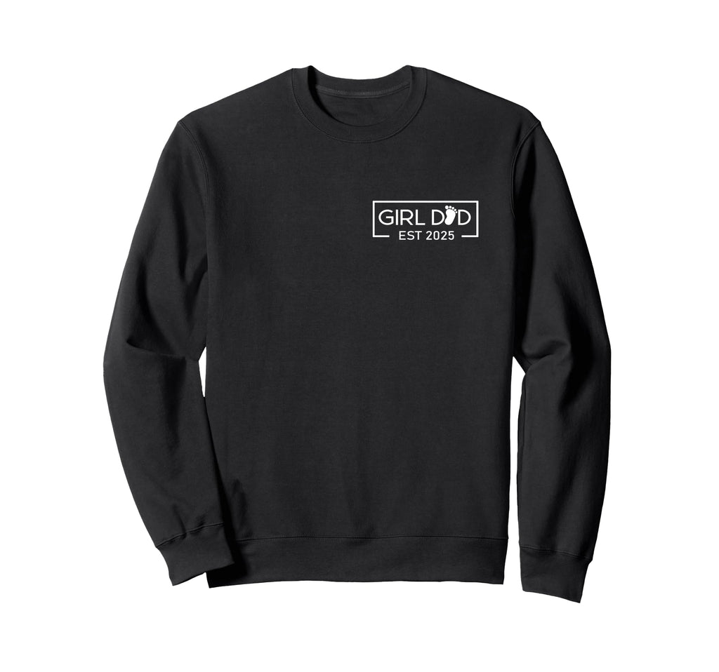 Dad Est 2025 Logo Dad Dad Up To 2025 Sweatshirt - Aesthetic Graphic Unisex - T-Shirt, Sweatshirt, Hoodie