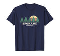 Spokane Wa Throwback 70S T-Shirt - Custom Art Print for Adults - T-Shirt, Sweatshirt, Hoodie