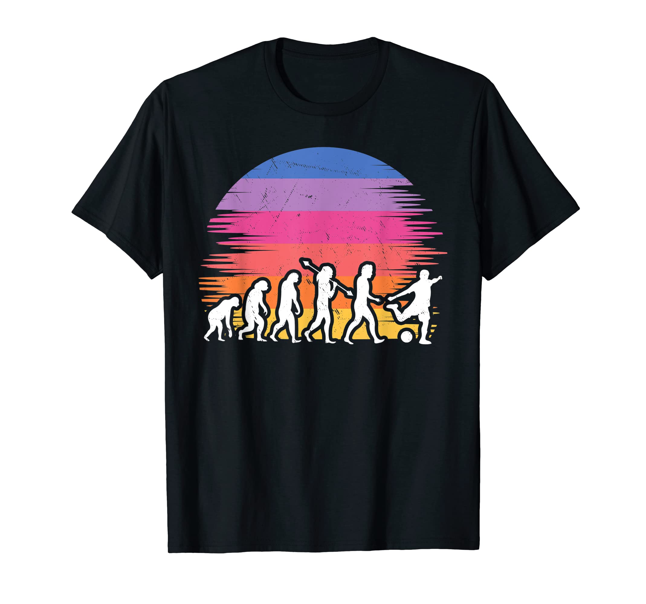 Soccer Evolution Soccer Player T-Shirt - Graphic Print Unisex - T-Shirt, Sweatshirt, Hoodie