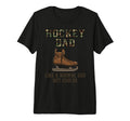Hockey Dad Camo Ice Skate Funny Cooler T-Shirt - Graphic Print Unisex - T-Shirt, Sweatshirt, Hoodie