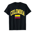 Colombia Flag T-Shirt - Aesthetic Graphic Men Women - T-Shirt, Sweatshirt, Hoodie