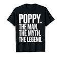 Poppy Grandpa From Grandkids Fathers Day T-Shirt - Trendy Graphic Unisex - T-Shirt, Sweatshirt, Hoodie