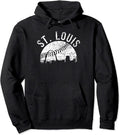Mens Vintage St Louis Skyline Womens STL Baseball - Adult & Kids T-Shirts, Sweatshirts & Hoodies apparel design preview 1