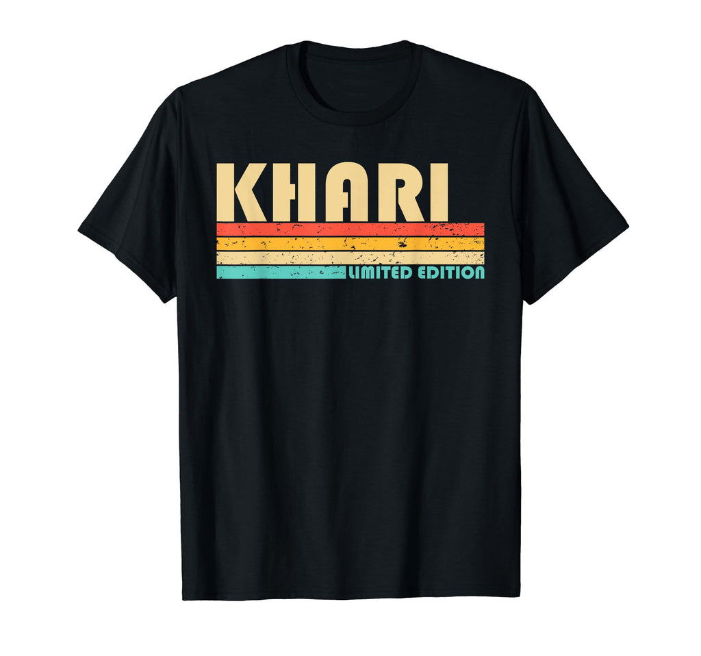 Khari Name Personalized Funny Birthday T-Shirt - Novelty Apparel Men Women - T-Shirt, Sweatshirt, Hoodie