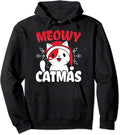 Meowy Catmas Cat Elf Santa December Christmas - Adult & Kids T-Shirts, Sweatshirts & Hoodies apparel design preview 1