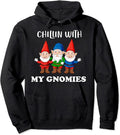 Hanging With My Gnomies Chillin Gnome Christmas - Adult & Kids T-Shirts, Sweatshirts & Hoodies apparel design preview 1