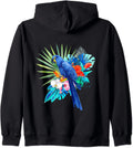 Watercolor Splash Floral parrot colorful flowers - Adult & Kids T-Shirts, Sweatshirts & Hoodies apparel design preview 1