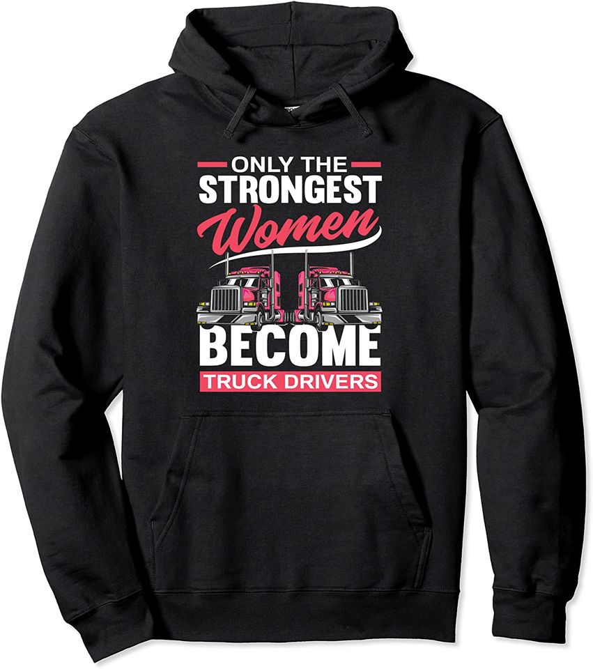 Girl On Tractors Only The Strongest Women Become - Adult & Kids T-Shirts, Sweatshirts & Hoodies apparel design preview 1
