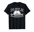51 Years Old Sports Player Team Soccer T-Shirt - Trendy Graphic Men Women - T-Shirt, Sweatshirt, Hoodie