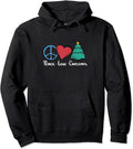 Peace Love Christmas - Adult & Kids T-Shirts, Sweatshirts & Hoodies apparel design preview 1