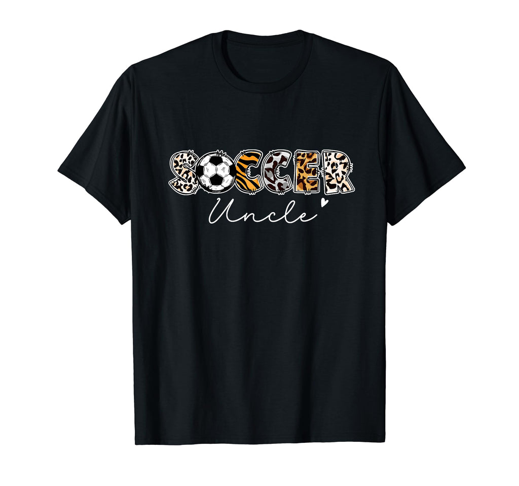 Soccer Uncle Leopard Uncle Soccer Player T-Shirt - Unique Graphic Unisex - T-Shirt, Sweatshirt, Hoodie