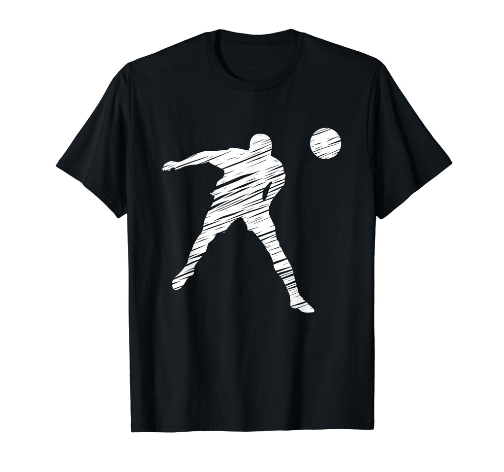 Soccer Player And Soccer Fan Motif T-Shirt - Custom Art Print Unisex - T-Shirt, Sweatshirt, Hoodie
