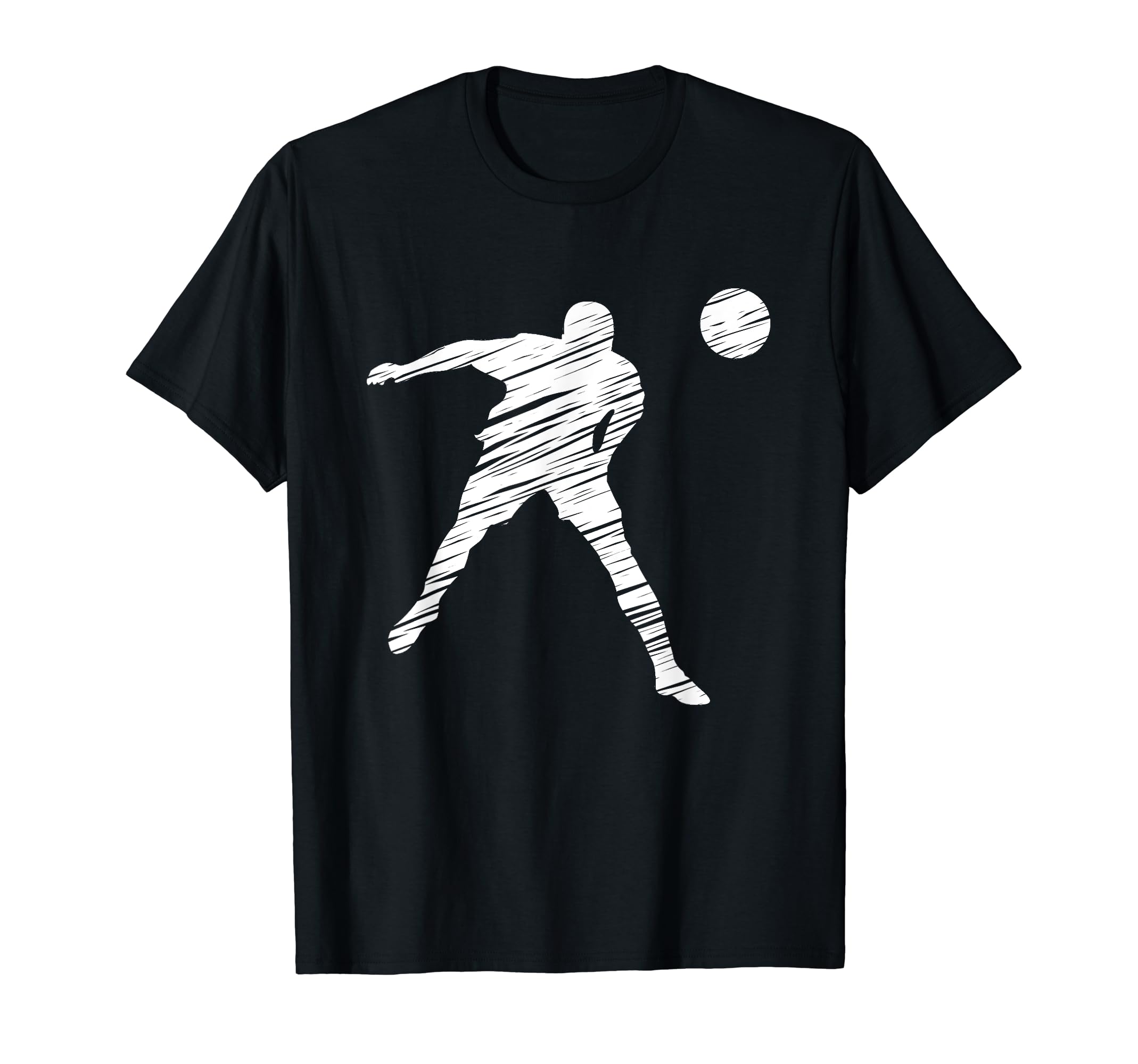 Soccer Player And Soccer Fan Motif T-Shirt - Custom Art Print Unisex - T-Shirt, Sweatshirt, Hoodie