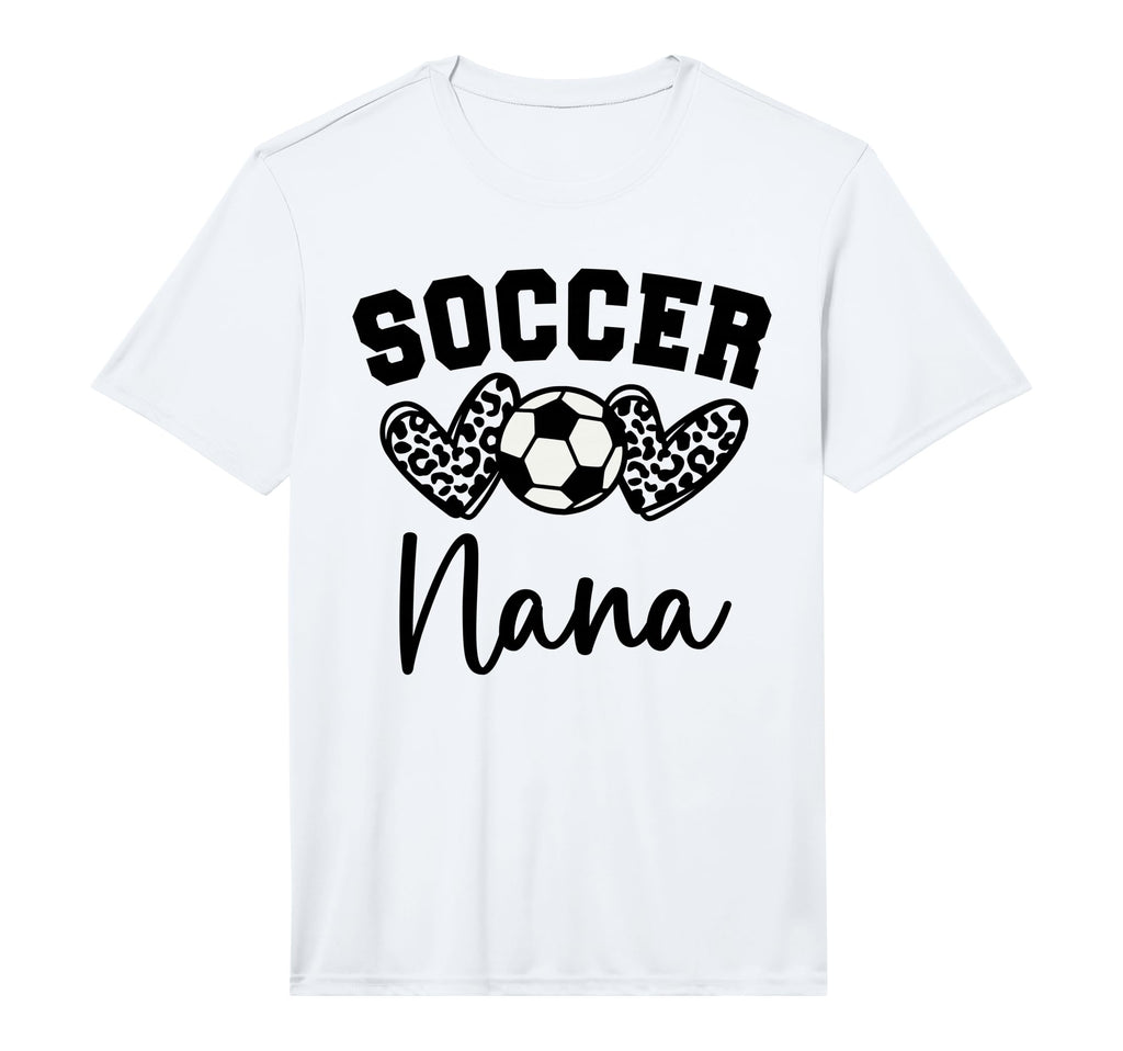 Soccer Nana Matching Family Soccer T-Shirt - Aesthetic Graphic for Adults - T-Shirt, Sweatshirt, Hoodie
