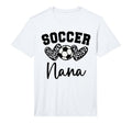 Soccer Nana Matching Family Soccer T-Shirt - Aesthetic Graphic for Adults - T-Shirt, Sweatshirt, Hoodie