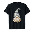Military Gnome Patriotic Veteran Dad T-Shirt - Minimalist Print for Adults - T-Shirt, Sweatshirt, Hoodie