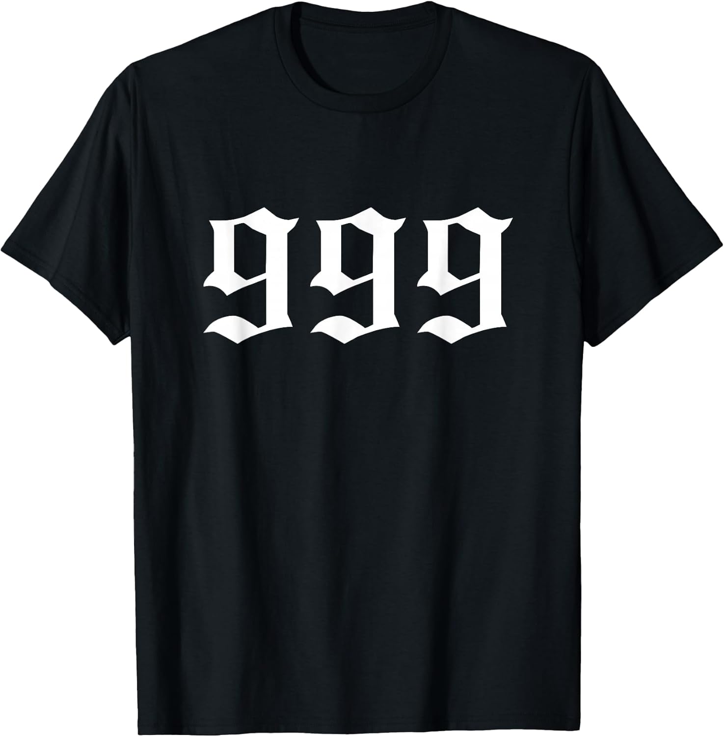 999 Unisex Adults Kids, Black, Small, Short Sleeve, - Adult & Kids T-Shirts, Sweatshirts & Hoodies apparel design preview 1