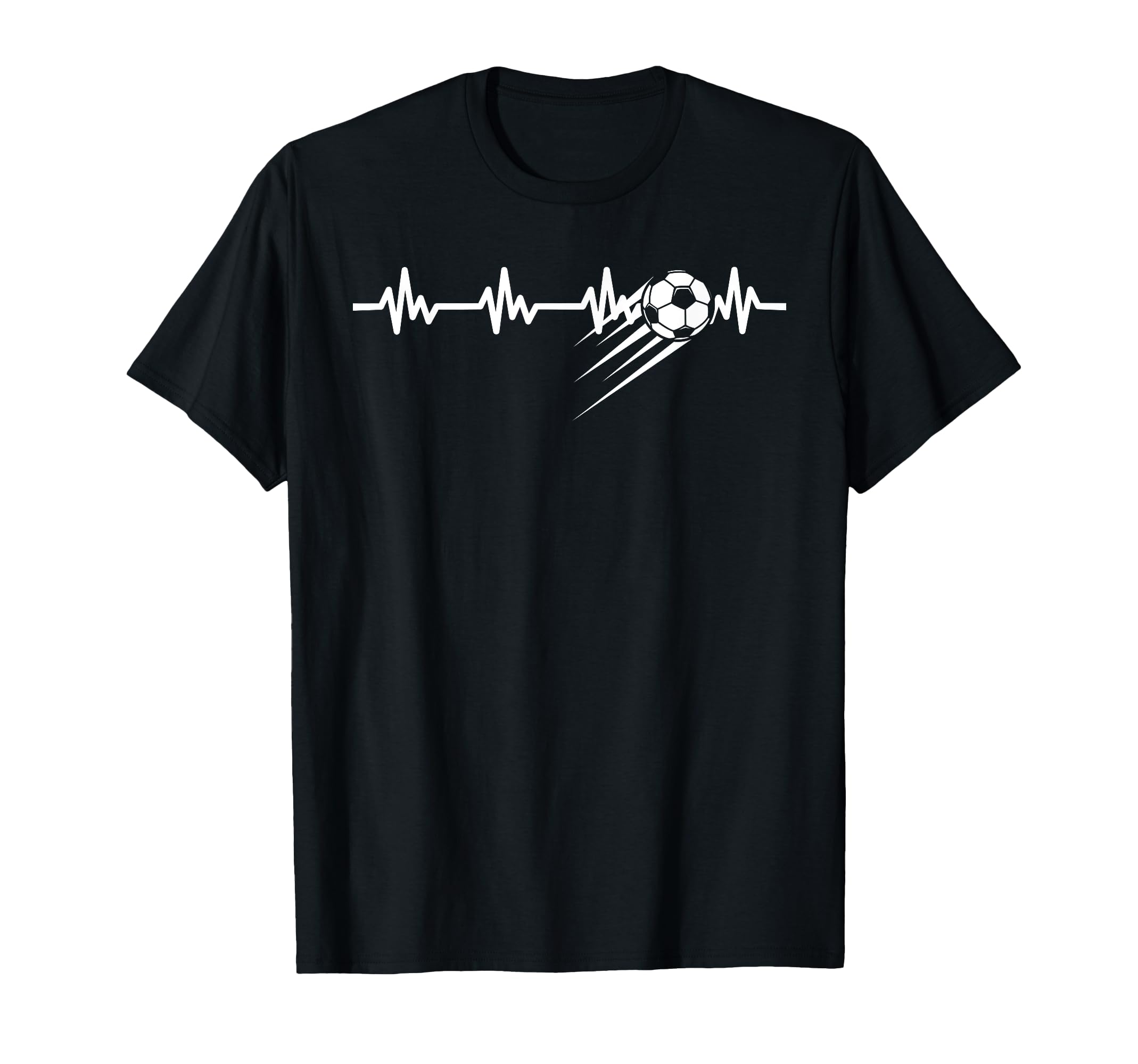 Soccer Player Gift Ball Heartbeat T-Shirt - Novelty Apparel for Adults - T-Shirt, Sweatshirt, Hoodie