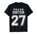 Number 27 Custom Proud Soccer Futbol T-Shirt - Novelty Apparel Men Women - T-Shirt, Sweatshirt, Hoodie