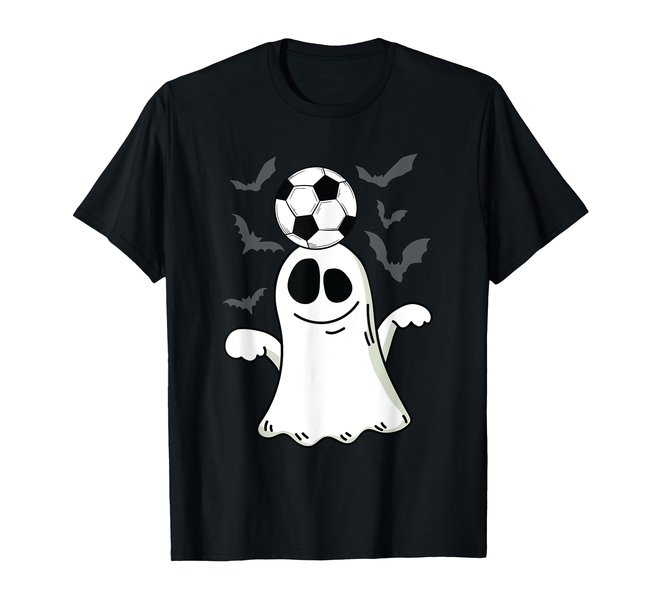 Ghost Playing Soccer Lazy Diy T-Shirt - Fun Novelty Design for Adults - T-Shirt, Sweatshirt, Hoodie