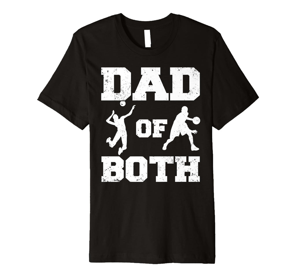 Mens Dad Both Funny Volleyball T-Shirt - Aesthetic Graphic Men Women - T-Shirt, Sweatshirt, Hoodie