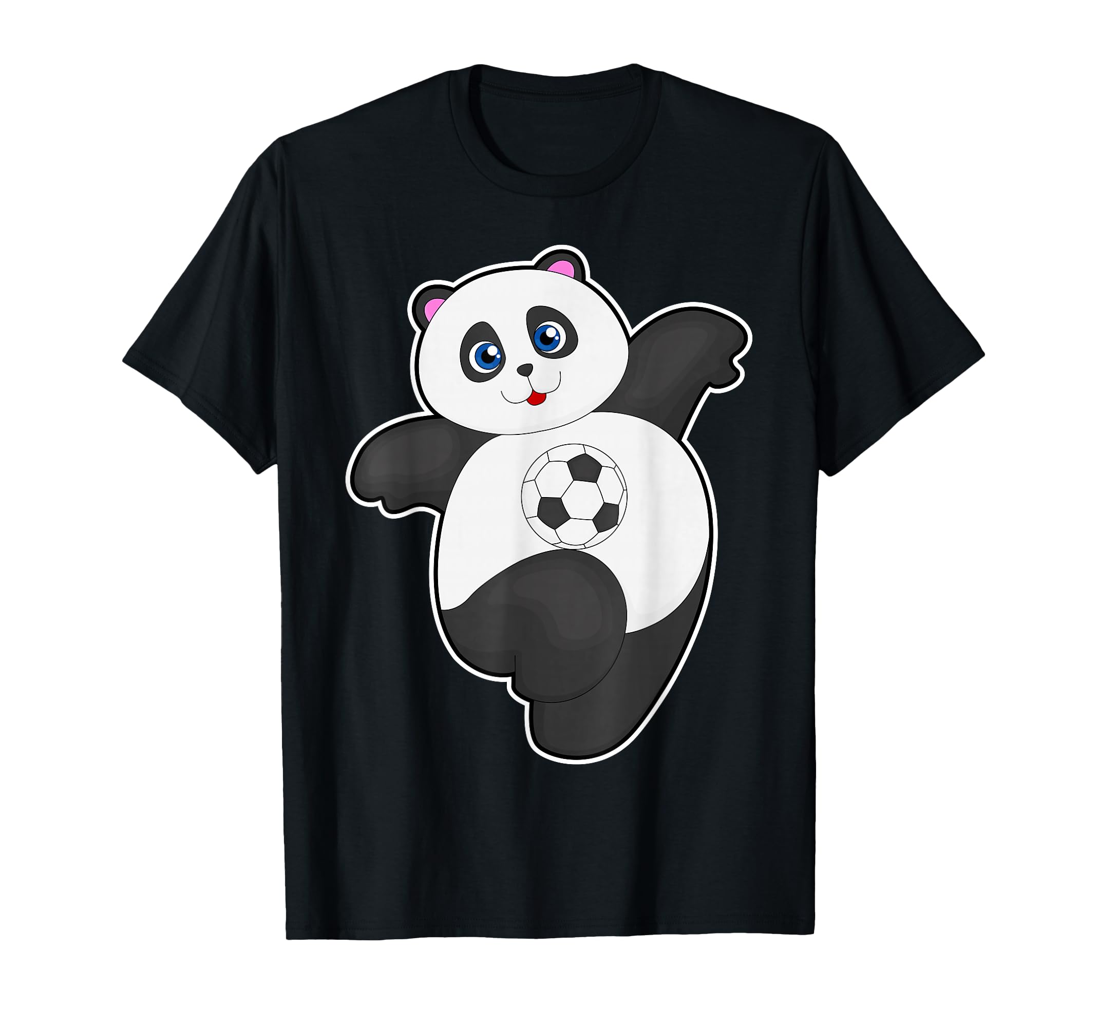 Panda Soccer Player Soccer Sports T-Shirt - Unique Graphic Men Women - T-Shirt, Sweatshirt, Hoodie