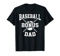 Mens Proud Baseball Bonus Dad T-Shirt - Custom Art Print Unisex - T-Shirt, Sweatshirt, Hoodie