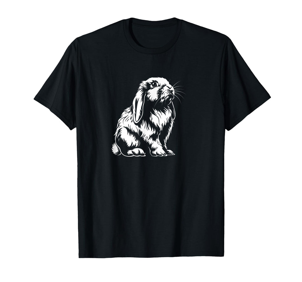 Womens Mini Holland Lop Bunny Rabbit Lover T-Shirt - Unique Graphic Unisex - T-Shirt, Sweatshirt, Hoodie