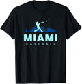 Miami Baseball Vintage Minimalist Retro Lover - Adult & Kids T-Shirts, Sweatshirts & Hoodies apparel design preview 1
