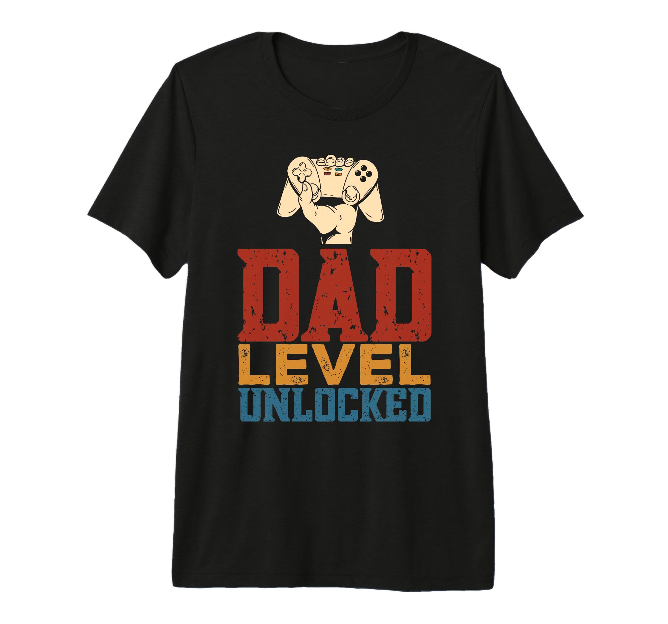 Mens Fathers Day Dad Level Unlocked T-Shirt - Unique Graphic for Adults - T-Shirt, Sweatshirt, Hoodie