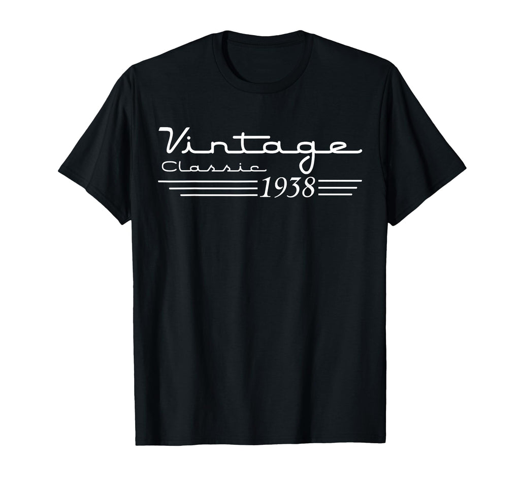 88Th Birthday Decorations 1938 88 Years T-Shirt - Aesthetic Graphic Unisex - T-Shirt, Sweatshirt, Hoodie