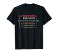 Super Grandpa Know Everything Spoiler T-Shirt - Trendy Graphic for Adults - T-Shirt, Sweatshirt, Hoodie
