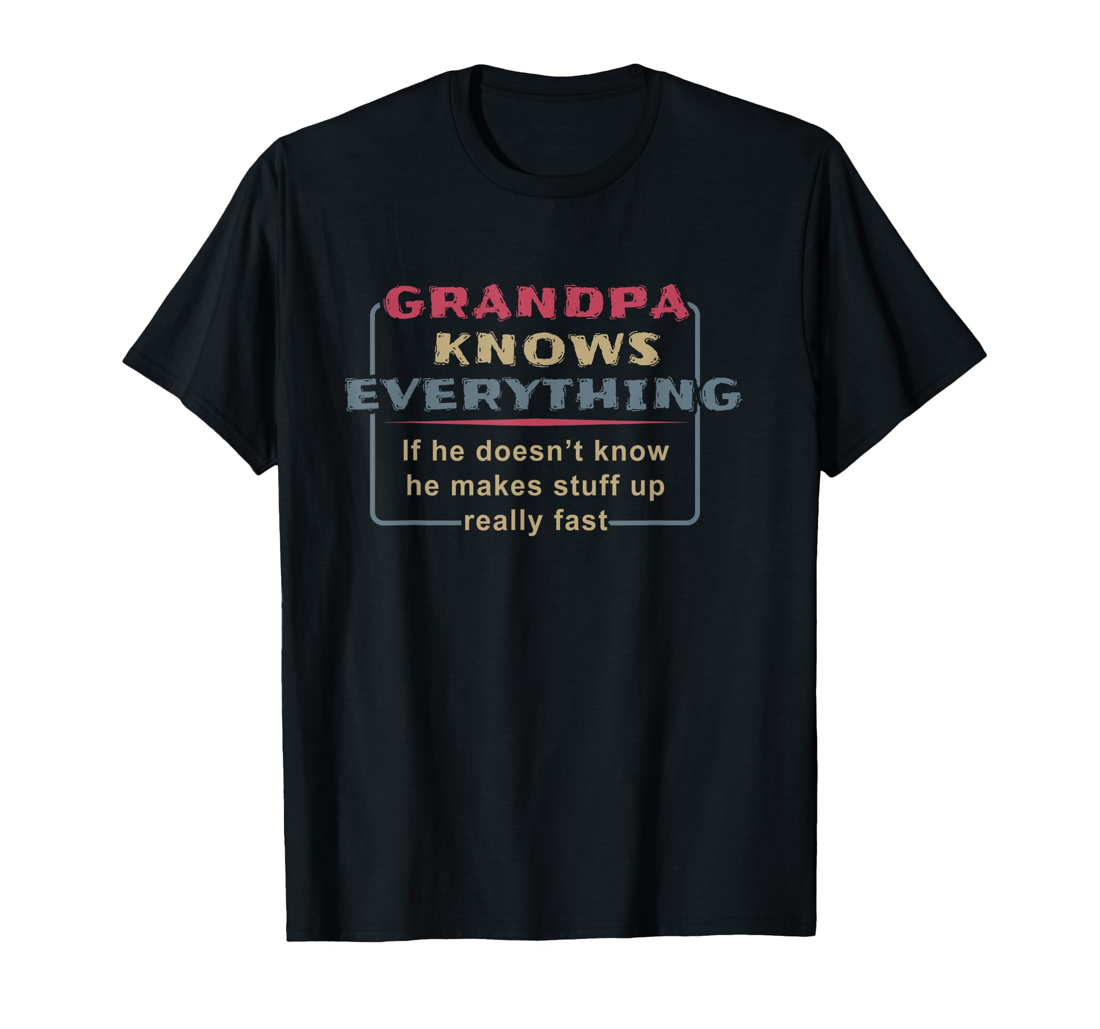 Super Grandpa Know Everything Spoiler T-Shirt - Trendy Graphic for Adults - T-Shirt, Sweatshirt, Hoodie