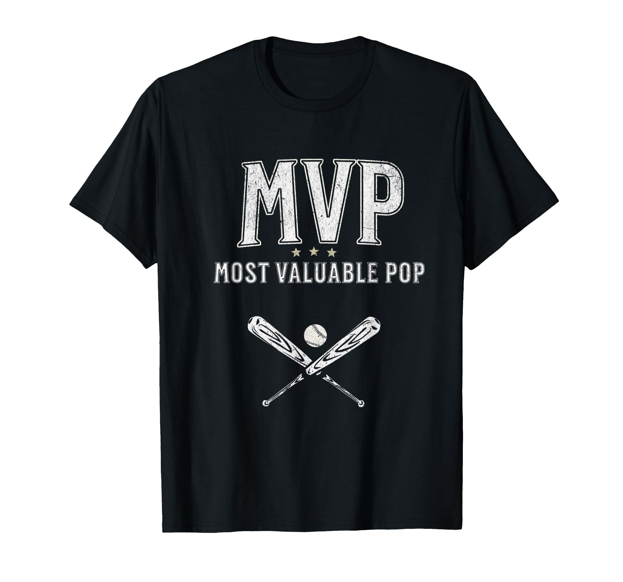 Mvp Most Valuable Pop Baseball Dad T-Shirt - Fun Novelty Design Unisex - T-Shirt, Sweatshirt, Hoodie