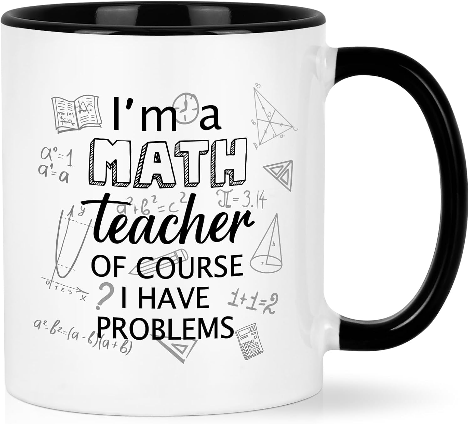 YHRJWN Math Teacher Gift Coffee Mug, I'm a of Course - Adult & Kids T-Shirts, Sweatshirts & Hoodies apparel design preview 1