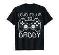 Mens Leveling Up To Daddy Video Gamer T-Shirt - Graphic Print Unisex - T-Shirt, Sweatshirt, Hoodie