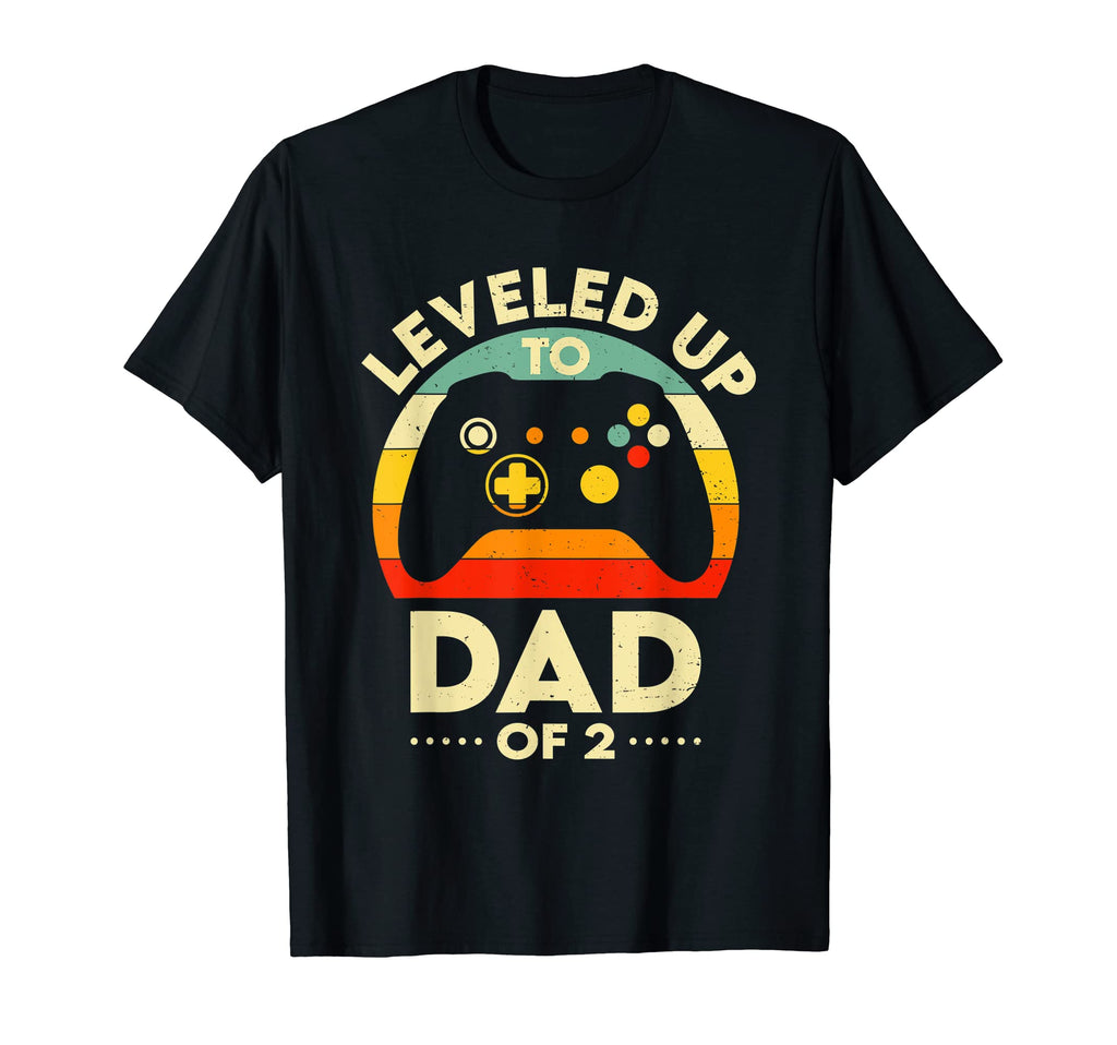Daddy Again Leveled Up To Dad 2 T-Shirt - Casual Everyday Wear Unisex - T-Shirt, Sweatshirt, Hoodie