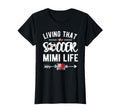 Living That Soccer Mimi Life Soccer T-Shirt - Custom Art Print for Adults - T-Shirt, Sweatshirt, Hoodie