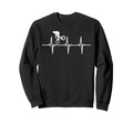 Bmx Bike Biker Heartbeat Racing Sweatshirt - Aesthetic Graphic Men Women - T-Shirt, Sweatshirt, Hoodie